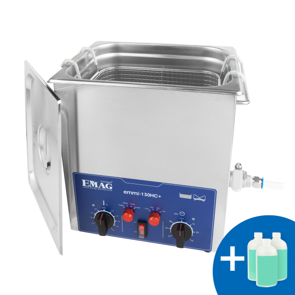 Emmi-130 HC Plus Ultraschallreiniger + GRATIS 500ml Konzentrat-Set